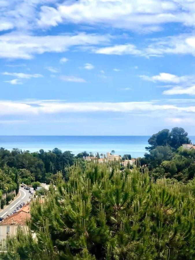 Appartement Luxe - 3 pièces avec vue mer, piscine et tennis Nice Extérieur photo